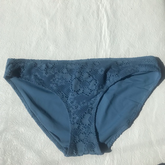 aerie Other - Aerie Swim Blue Lace Bikini Bottom Size Large